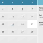 CLNDR.js Plugin jQuery Calendario Personalizable