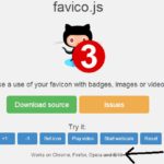 Insignias, imágenes y vídeos en Favicons con Favico.js