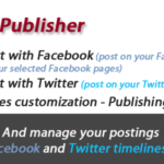 Facebook y Twitter Social Publisher – Codecanyon