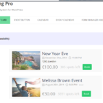 Event Booking Pro – WP Plugin [paypal o offline]